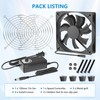 IP67 Waterproof Small 12V Variable Speed Computer Fan with AC