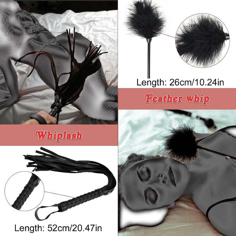 10-Piece Leather Couples Partner Yoga & Fitness Set – Complete