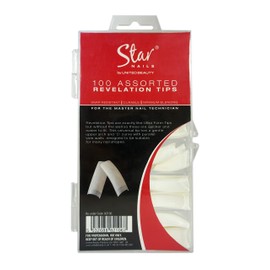 Star Nails Revelation Tips 100 Assorted - Pack of 100