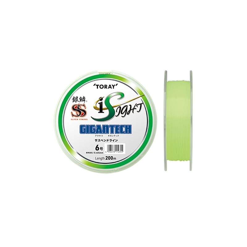 Toray Ginscales Super Strong Eye Sight Gigantec 200 m Light