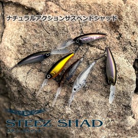 DAIWA STEEZ Shad 54SP SR Natural Ghost Shad Bus Lure