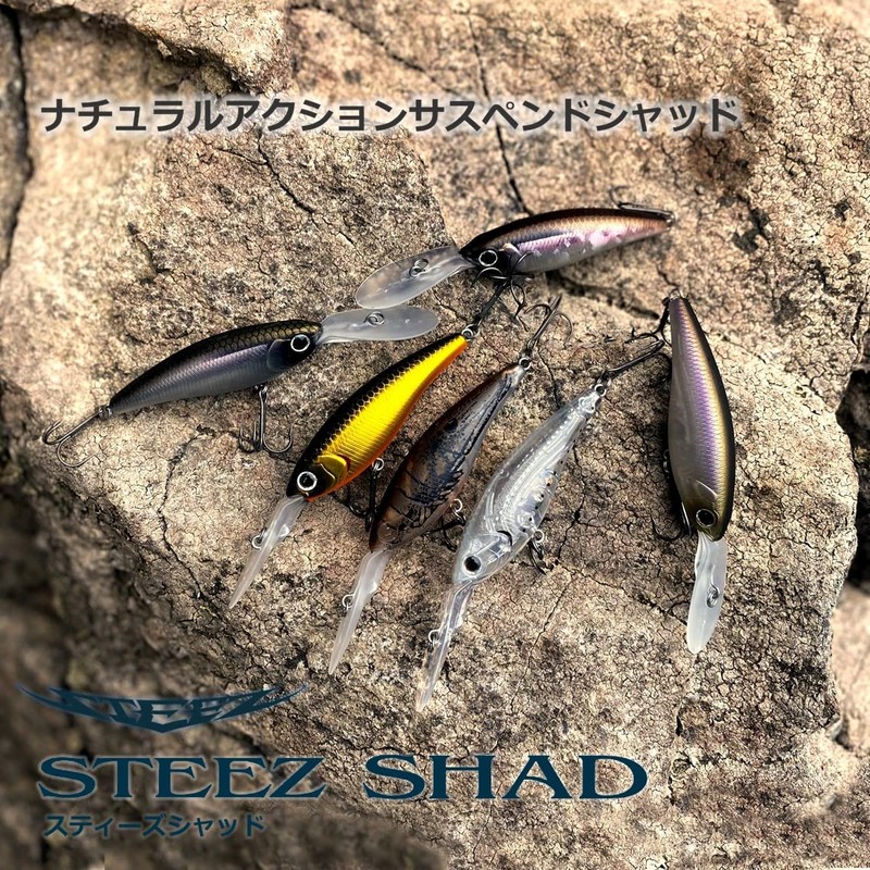 DAIWA STEEZ Shad 54SP SR Natural Ghost Shad Bus Lure