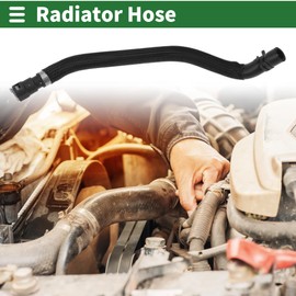 Motoforti Radiator Hose Heater Hose No.LR086416 for Jaguar F-Pace 2017-2025 for Land Rover Range Rover 2014-2021 Black Rubber 1 Pc Bypass Water Pipe