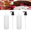 Plastic Pump Bottle Dispenser, 2pcs 250ml Refillable Empty Bottle Container