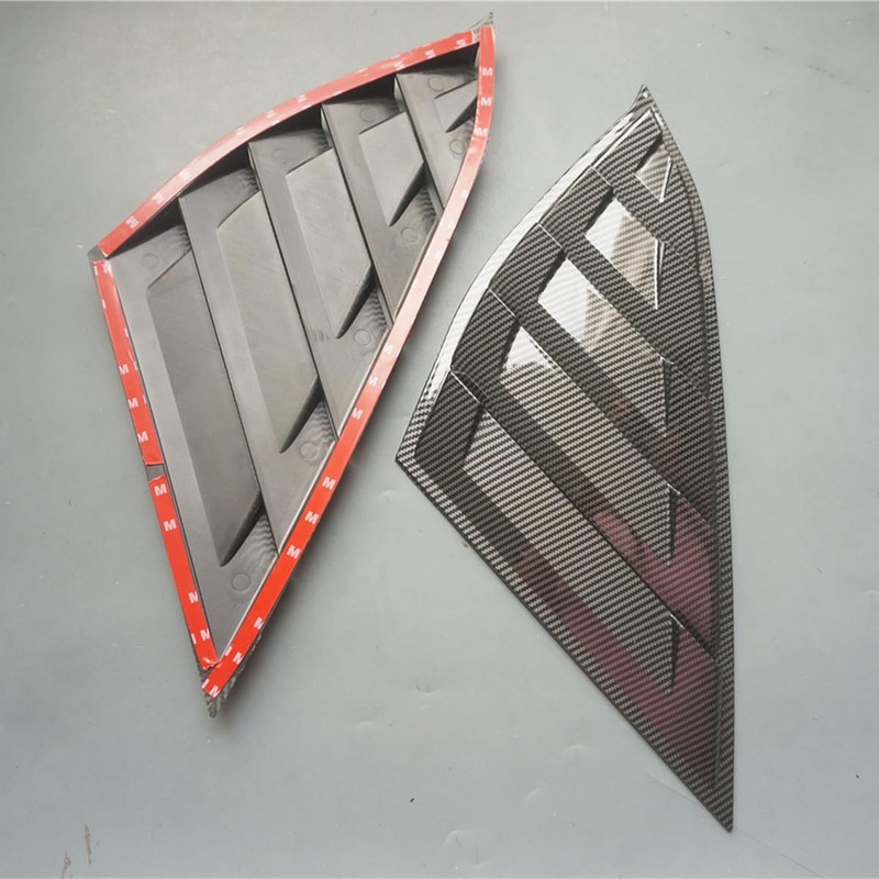 2X Sport Style Quarter Window Scoops Louvers for Honda Accord