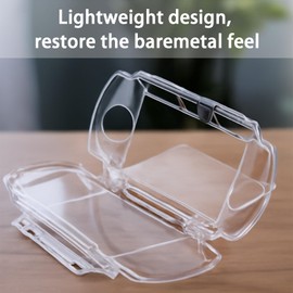 Zvorgath Transparent Hard Shell Case, Compatible with PSP 2000 3000, Shock/Scratch Resistant, with Movie Bracket