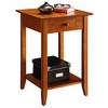 Convenience Concepts American Heritage End Table with Drawer and Shelf,