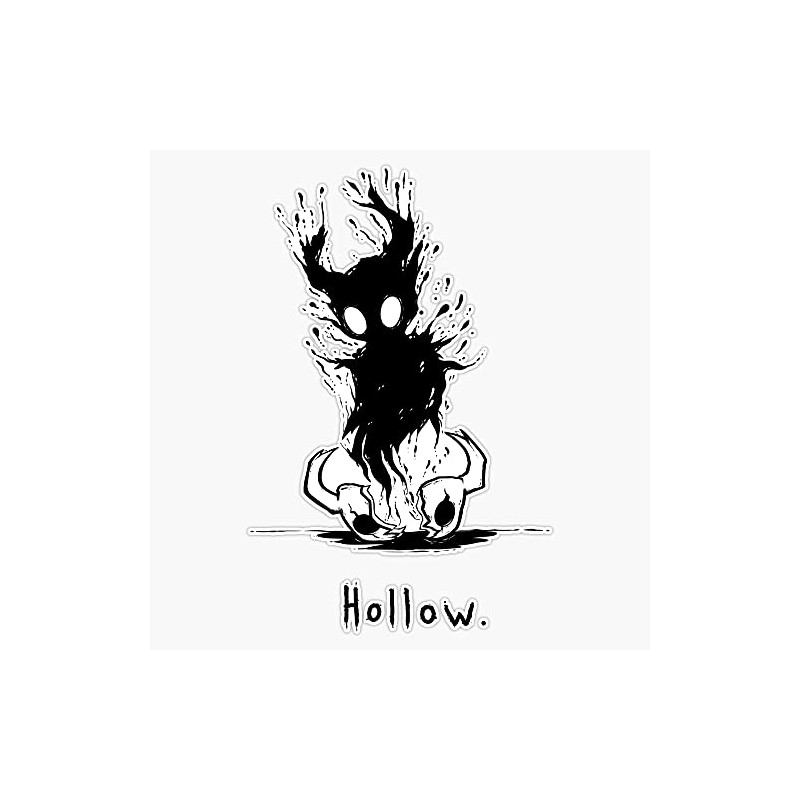 Hollow Void [Hollow Knight] Bumper Sticker Window Vinyl Decal 5"