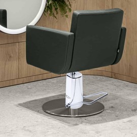 CNCEST Heavy-Duty Barber Chair Hydraulic Pump with Base - 440 lbs/200kg Capacity, 4-Screw Design for Smooth Desk Lift Chair Operation (5.5in)