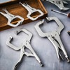 10 Pcs Locking C Clamp Set, Locking Pliers with Fixed