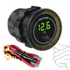 Linkstyle Battery Voltage Meter, Waterproof Voltmeter Gauge 12V, DC Volt
