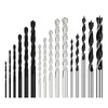 Drill Bit Set for Drill Drivers,HSS Steel,Carbon Steel,Alloy Drill Bits-5/64