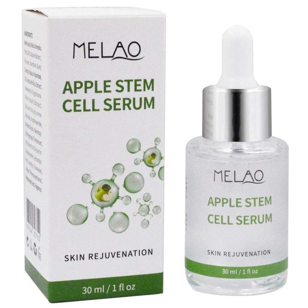 MELAO Face Skin Care Serum Apple Stem Cell Liquid for Firm Skin, Removing Acne, Cleaning Pores, Restore Skin Elasticity