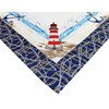 Lighthouse Table Cloth 75 x 75 cm Easy-Care Tablecloth for