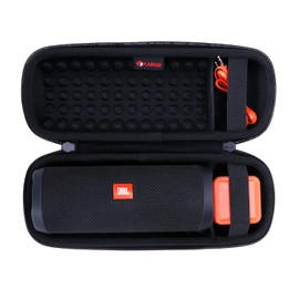 XANAD Hard Travel Carry Case for JBL Flip Essential 2 / JBL Flip 4 / JBL Flip 3 Bluetooth Portable Speaker (Black)