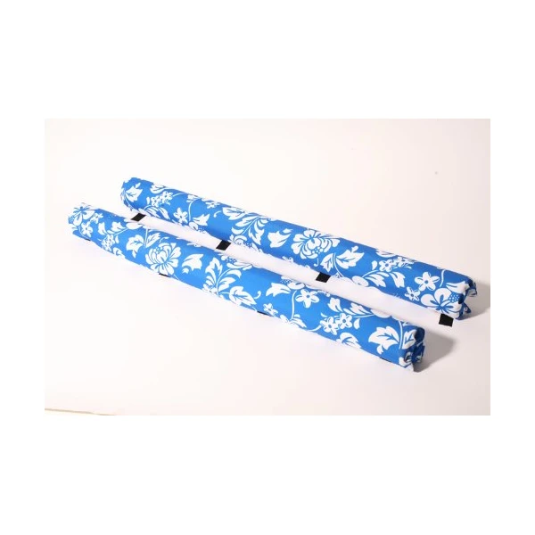 Vitamin Blue 36" Roof Rack Pads Blue Floral - Non