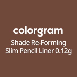 COLORGRAM Shade Re-Forming Slim Pencil Liner 0.12g, Color:03 COOL BROWN