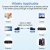OIHCAZ HDMI to RJ45 Extender, 2-Pack HDMI Extender Transmitter and