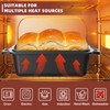 EAOENLS 9×5 Inch Cast Iron Loaf Pan with Lid, 2-in-1