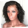 Baluue Short Curly Lace Front Synthetic Wig for Women Heat
