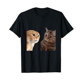 Two Cats Talking Meme T-Shirt