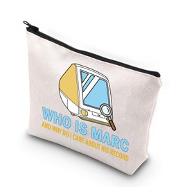 JNIAP Cataloger Makeup Bag Librarian Gifts Library Keepers Gifts Cataloger Gifts Library Worker Zipper Bag (WHO IS MARC mb)