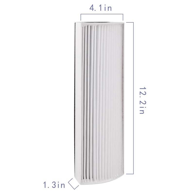 Popurure TPP220F Replacement Filter Compatible with Therapure TPP220F Air Purifier,