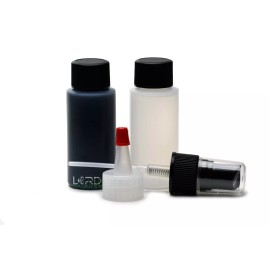 Lord of Bass Black Rubber Toughened CA Super Glue Medium Thick 1oz Kit Speaker Repair