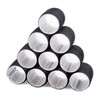KHEERANA 10 Self Grip Black Hair Rollers Medium Curlers For