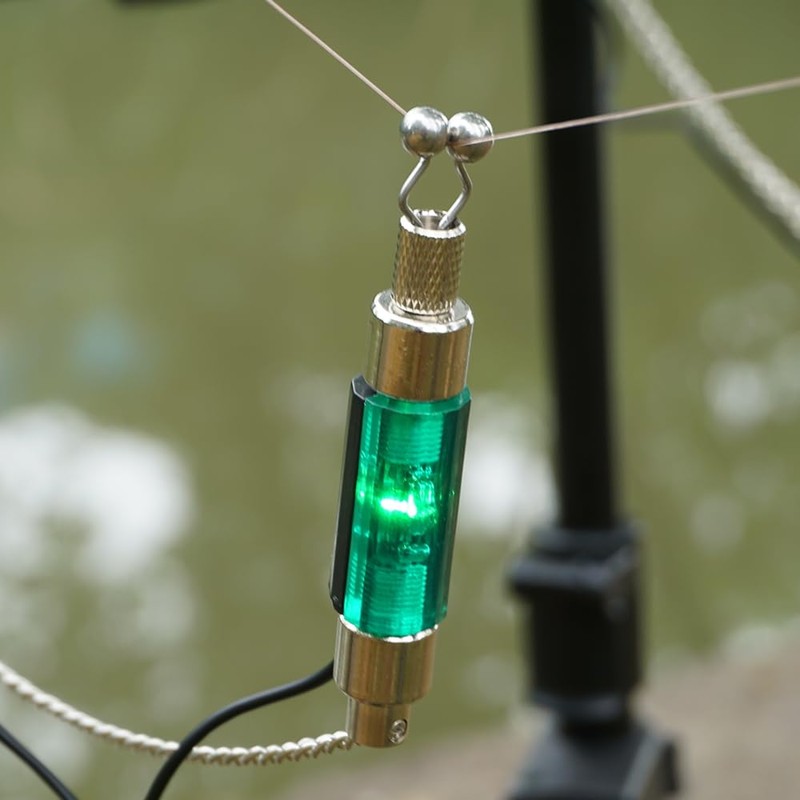 Carp Fishing Bite Alarm and Swinger Set Water Resistant Blue