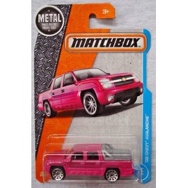 Matchbox 2017 MBX Adventure City 02 Chevy Avalanche 24/125, Pink