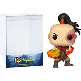 Zuko: P o p ! Animation Vinyl Figurine Bundle with 1 Compatible 'ToysDiva' Graphic Protector (538-36466 - B)