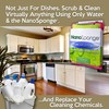 Nano Sponge Cleaning Sponges. Supersized Everyday Heavy Duty Household Kitchen