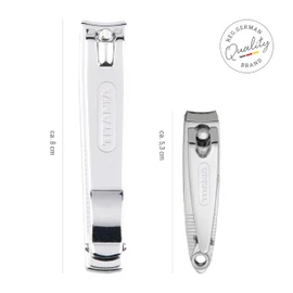 TITANIA Nagelknipser Set (klein + groß) • Nagelzwicker klein für Fingernägel & Nagelknipser groß für Fußnägel • Für Hände & Füße • Nagelschneider Set für Damen & Männer