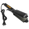 Hair Straightener Wide Steam Flat 4 Level Adjustable Temperature Black