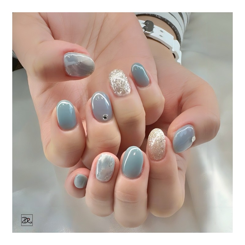 Dara Beauty 2024 February Art of the MonthMarble Nails❣ -