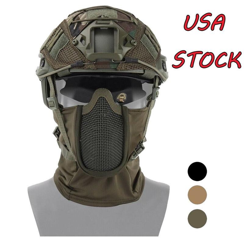 Tactical Gear Breathable Balaclava Mesh Mask Ninja Style Full Face