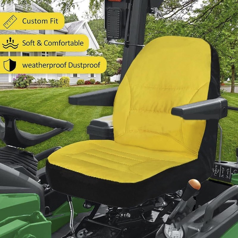 Tiny Force Upgrade Comfortable Waterproof Tractors Seat Cover Compatible with