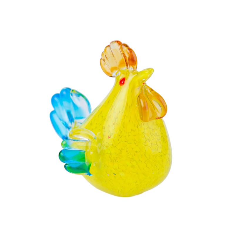 Running Gallo de Cristal | Adornos para Sala, Oficina y