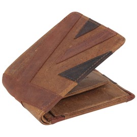 Union Jack Leather Mustard Wallet