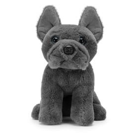 Zappi Co Pierre French Bulldog Cuddly Toy (Grey, 22 cm) Grey Frenchie to Love - Soft, Cuddly & Environmentally Friendly - Stylish Companion in Compact Format