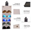 LBTbate Sunglasses Organizer with 5 Slots, Travel Glasses Case Multiple