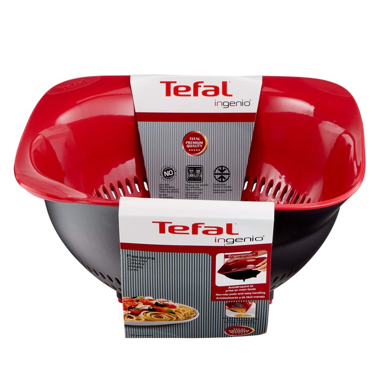 Tefal Ingenio K2070614 Steel Colander Plastic