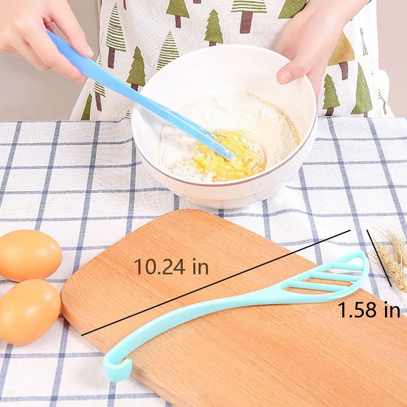 2 Pcs Plastic Egg Whipper Small Egg Beater Egg Beater
