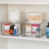 Vtopmart Vtopmart 4 Pack Clear Stackable Storage Drawers, 4.4'' Tall