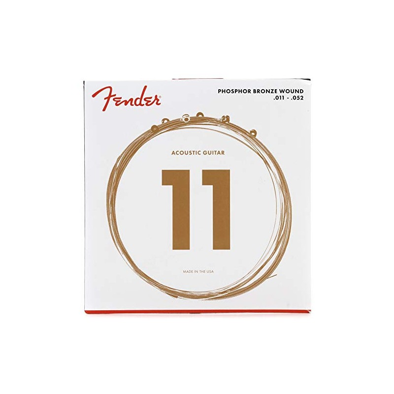 Fender 60CL .011 - .052 Phosphor Bronze Custom Light Acoustic