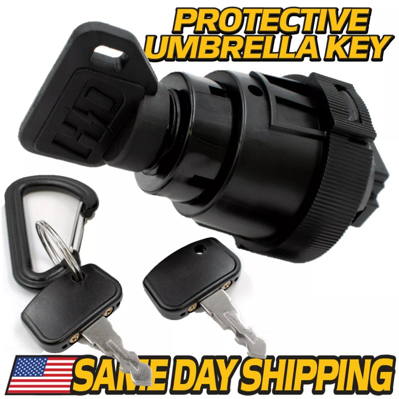 HD Switch Starter Ignition Key Switch fits Kubota K7571-62110 w/