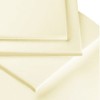 [hachette] 16" EXTRA DEEP FITTED SHEET DOUBLE SIZE CREAM 100%
