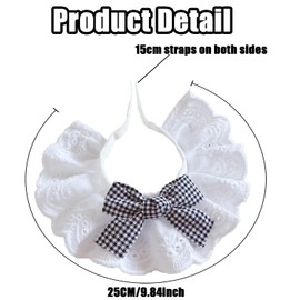 Hjvvr Dog Cat Bib,Pet Collar Decoration,Cat Scarf,Cute Birthday Party Supplies