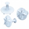 KitchenCraft Sweetly Does It Lotus Blossom Fondant Plunger Cutters, Set